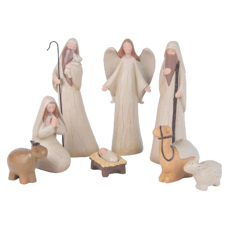 Christmas Nativity Set Of 8