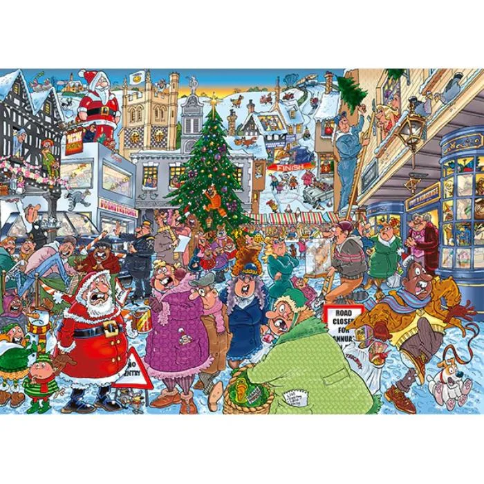 1000pc Wasgij? Christmas 19 Santa Dash! Puzzle