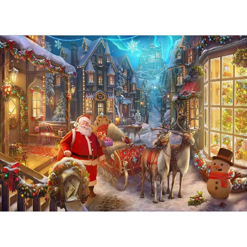 500 Piece Christmas Puzzle For Adults, Jigsaw Puzzles For Kids Ages 8 10 And U