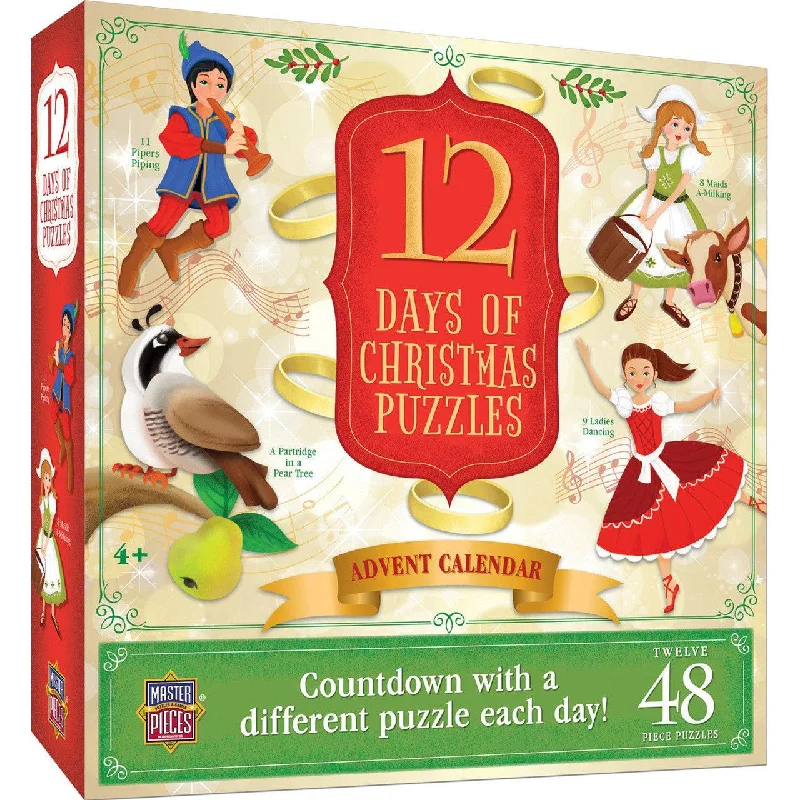 Holiday - 12 Days of Christmas Advent Calendar - 12 48 Piece Puzzles