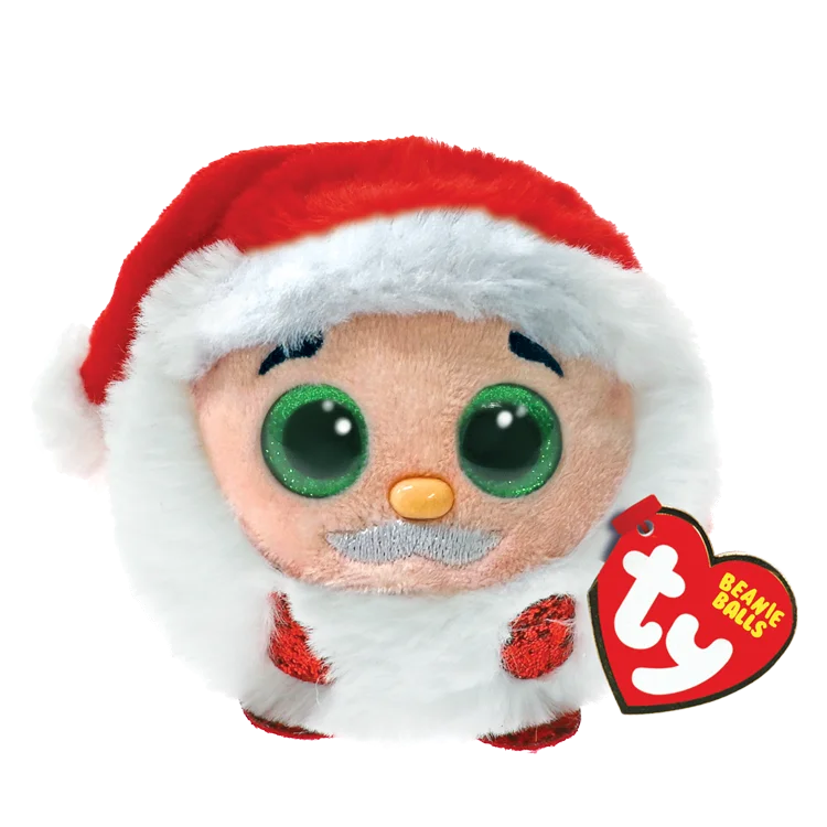 Beanie Puffies 4" Ball - Christmas Kris