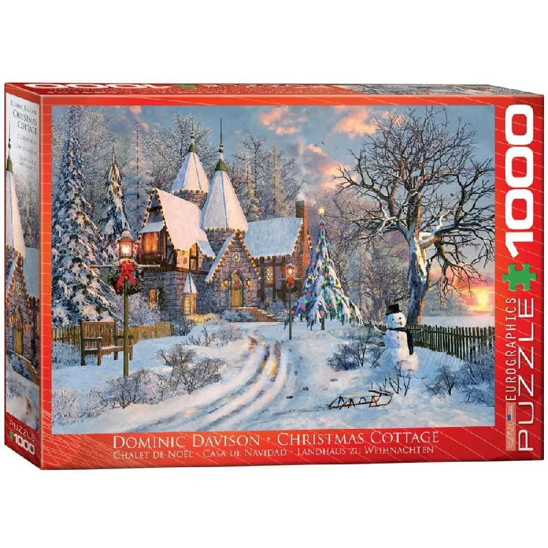 Christmas Cottage Holiday 1000 Piece Puzzle