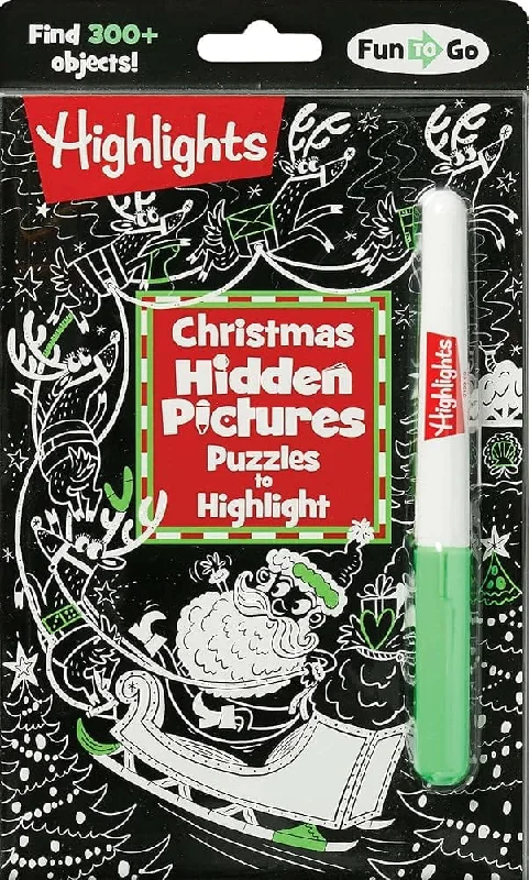 Christmas Hidden Pictures Puzzles to Highlight