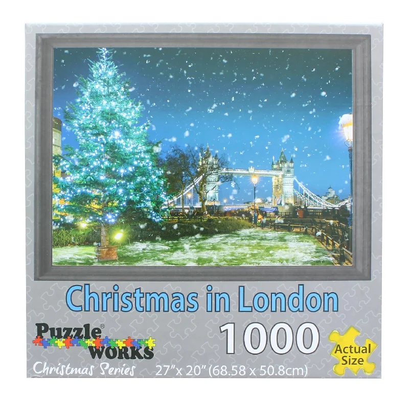 Christmas In London 1000 Piece Jigsaw Puzzle