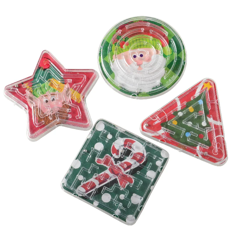 Christmas Maze Puzzles Party Favor (1 Dozen)