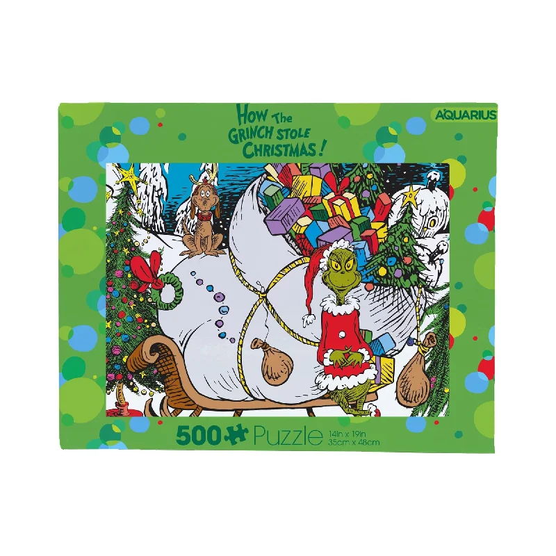 Dr. Seuss Grinch Christmas 500 Piece Jigsaw Puzzle