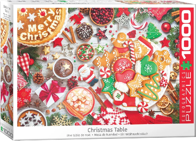 EuroGraphics: Christmas Table: 1000 Piece Puzzle