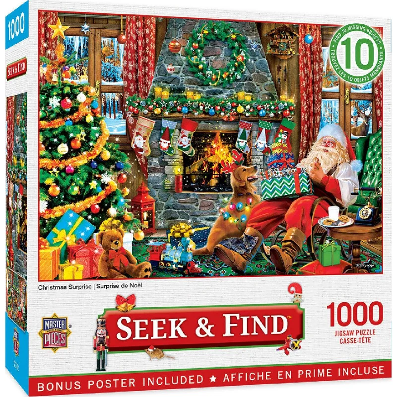 Holiday - Seek & Find - Christmas Surprise 1000 Piece Puzzle