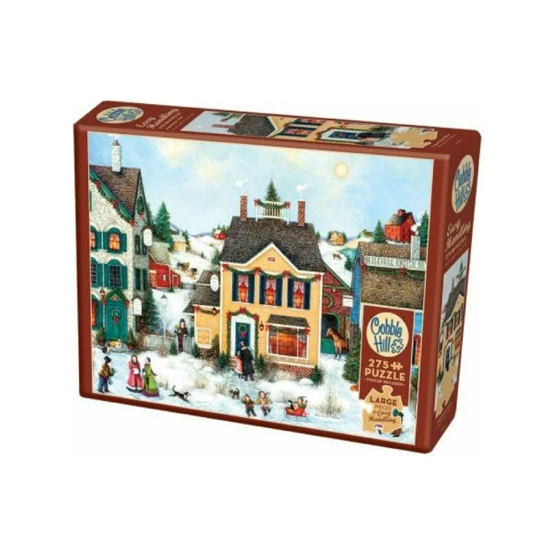 Cobble Hill 275 Piece Puzzle Christmas Town