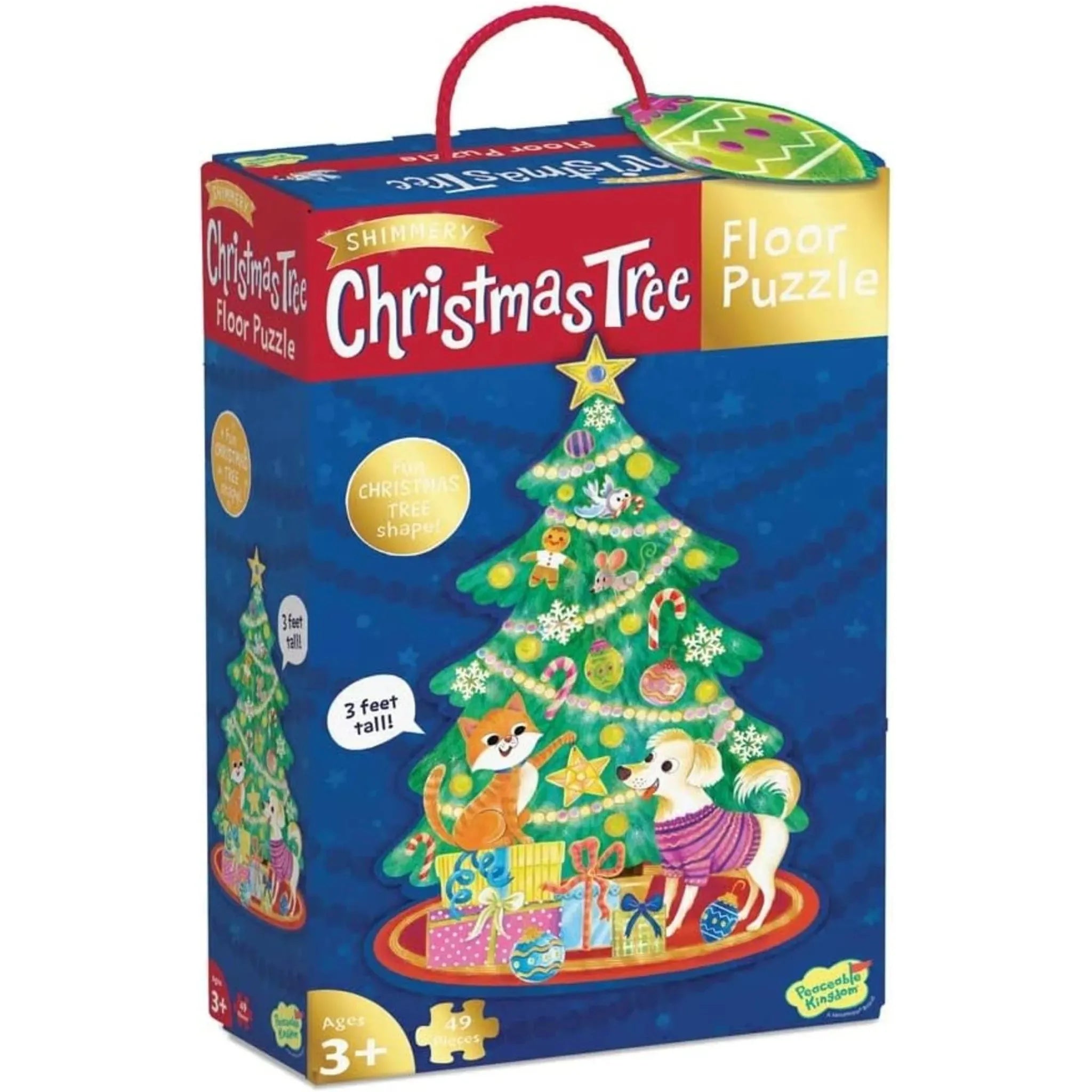 Peaceable Kingdom Puzzle Christmas Tree