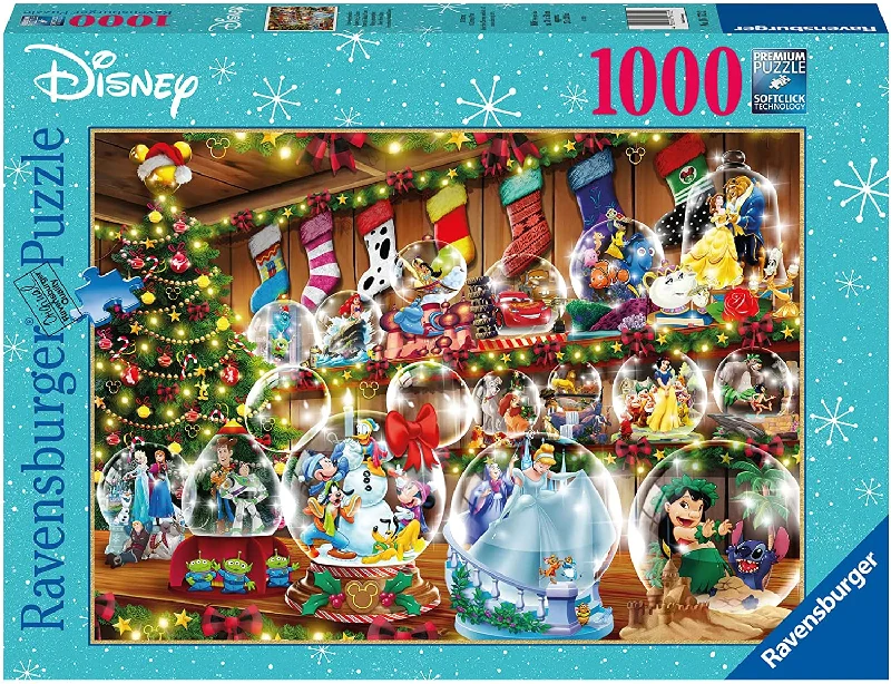 Ravensburger 16772 Disney Christmas Snowglobe Paradise 1000pc