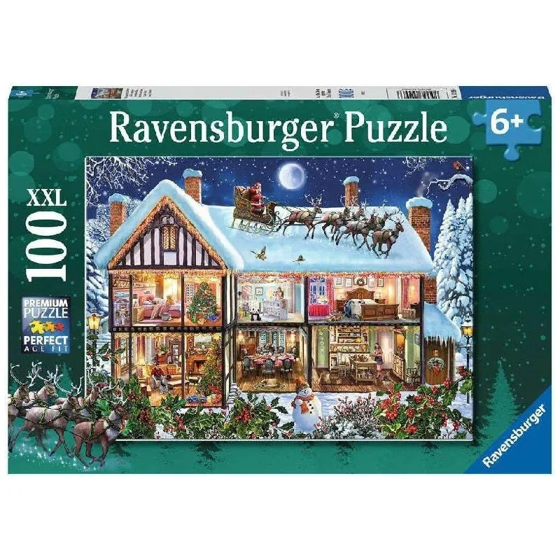 Ravensburger 100 Piece Puzzle Christmas at Home