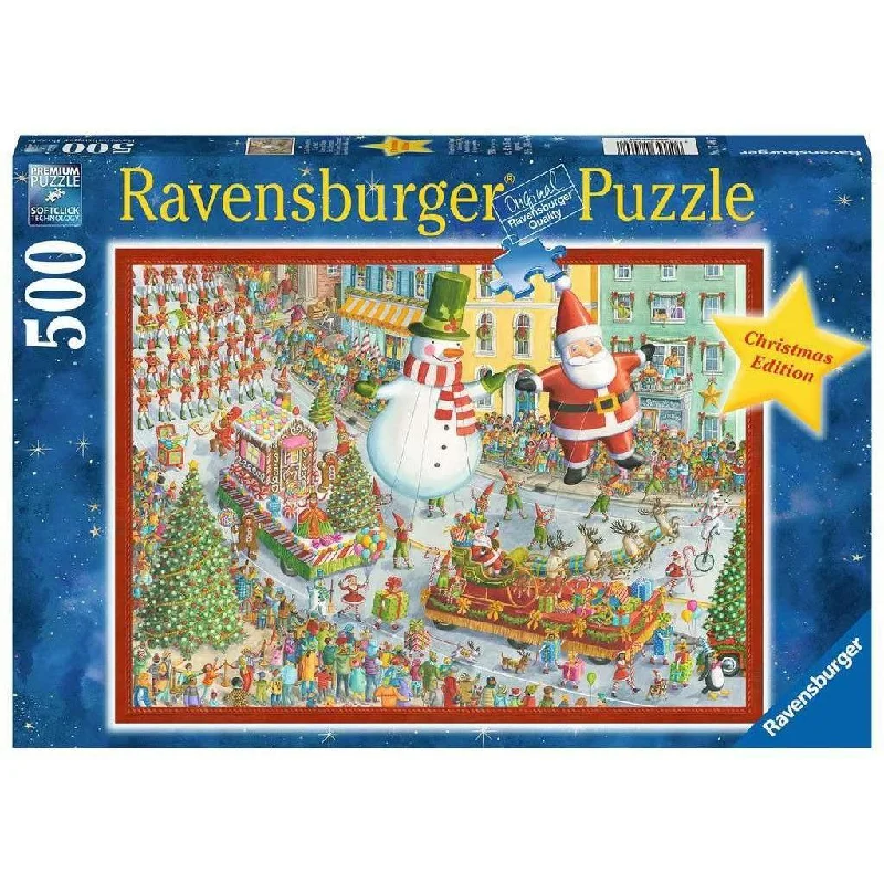 Ravensburger 500 Piece Puzzle Here Comes Christmas!