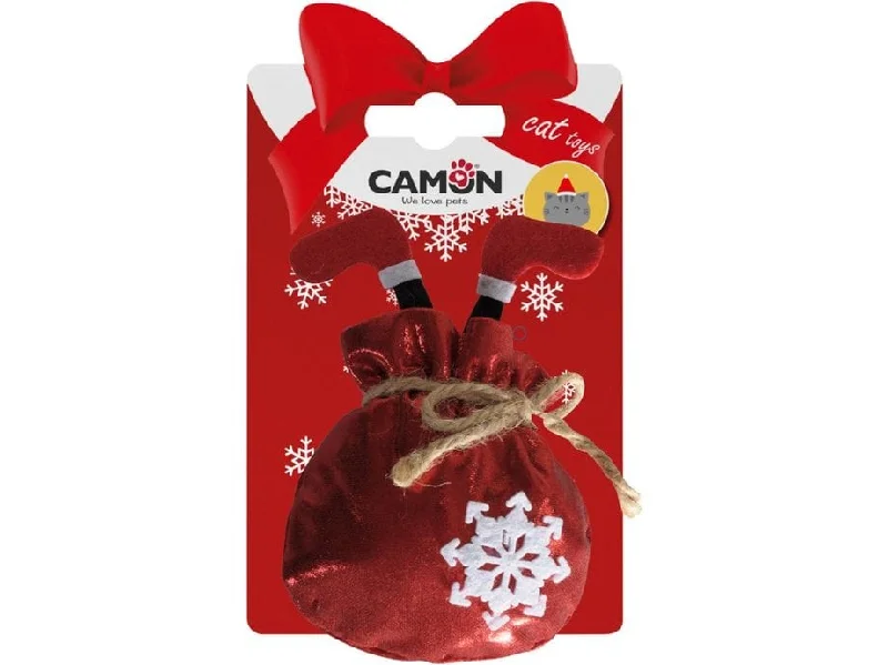 Cat toy- Stars (2p) + Christmas bag(1p), in polyester, approx. 9cm