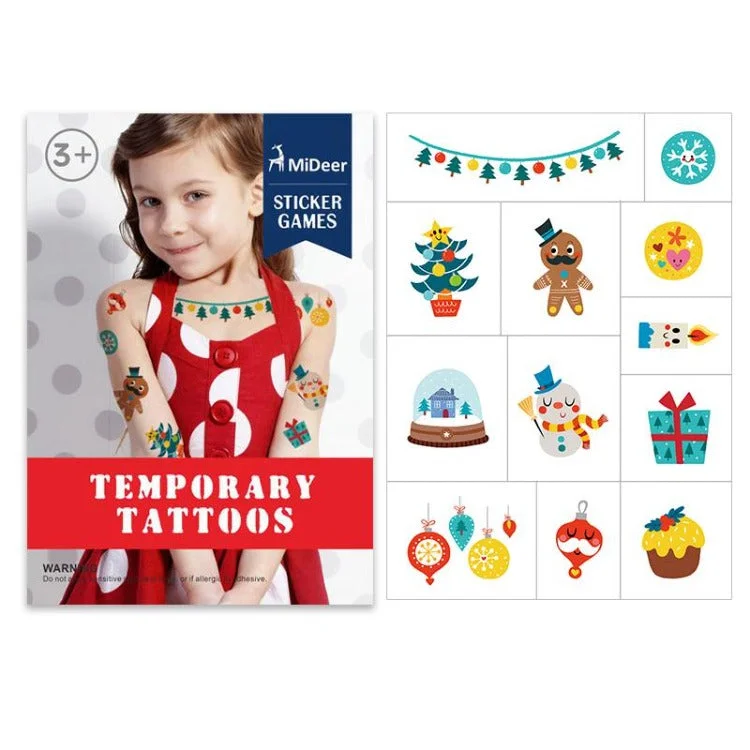 Watermark Temporary Tattoo Stickers | Christmas