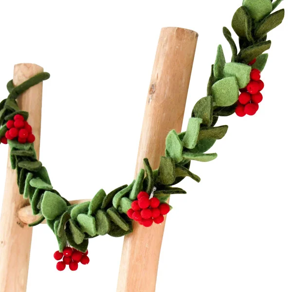 Holly Christmas Garland