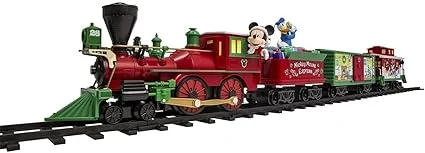 Lionel Disney Mickey Mouse Express Ready to Play 32 Pieces of Train tracks Set, Christmas