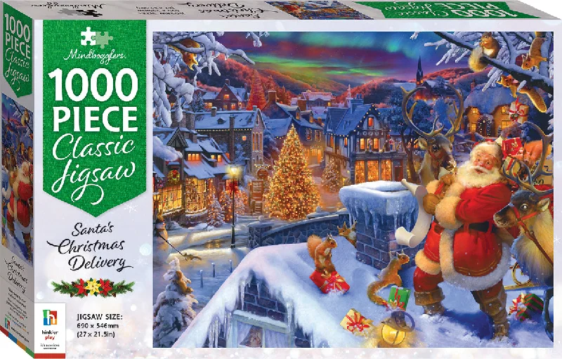 1000-Piece Jigsaw Puzzle, Santa's Christmas Delivery