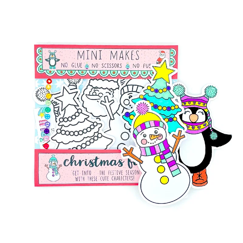 Christmas colouring craft