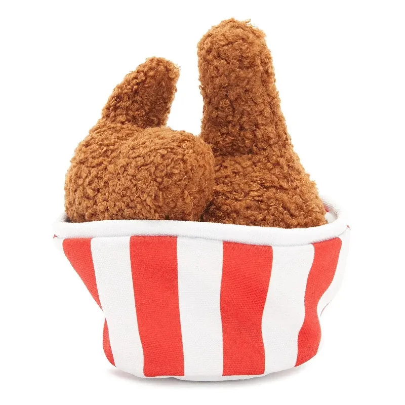 BARK Bucket O' Fried Licken Chicken Plush Dog Toy