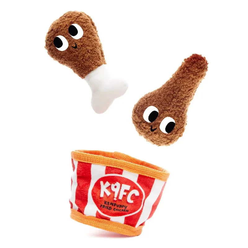 BARK Kenpuppy Fried Chicken Plush Dog Toys