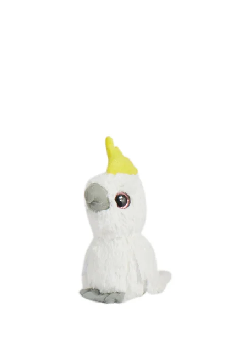 Plush Big Eyed Cockatoo