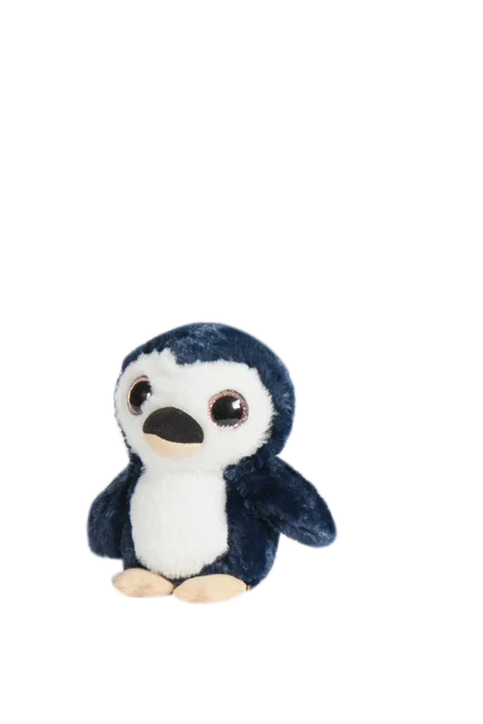 Plush Big Eyed Penguin Blue