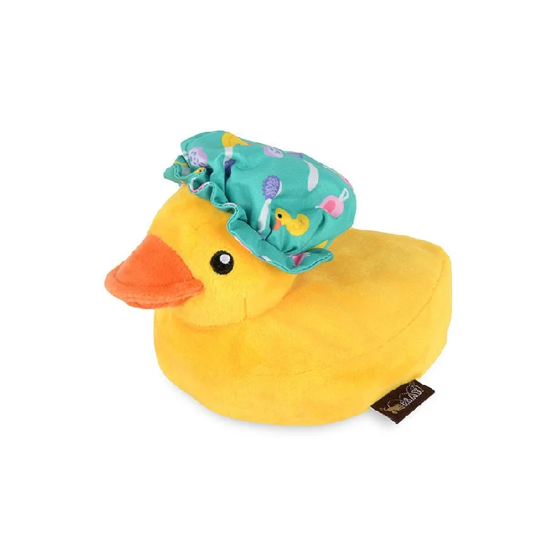 Bubbles the Duck Squeaky Plush Toy