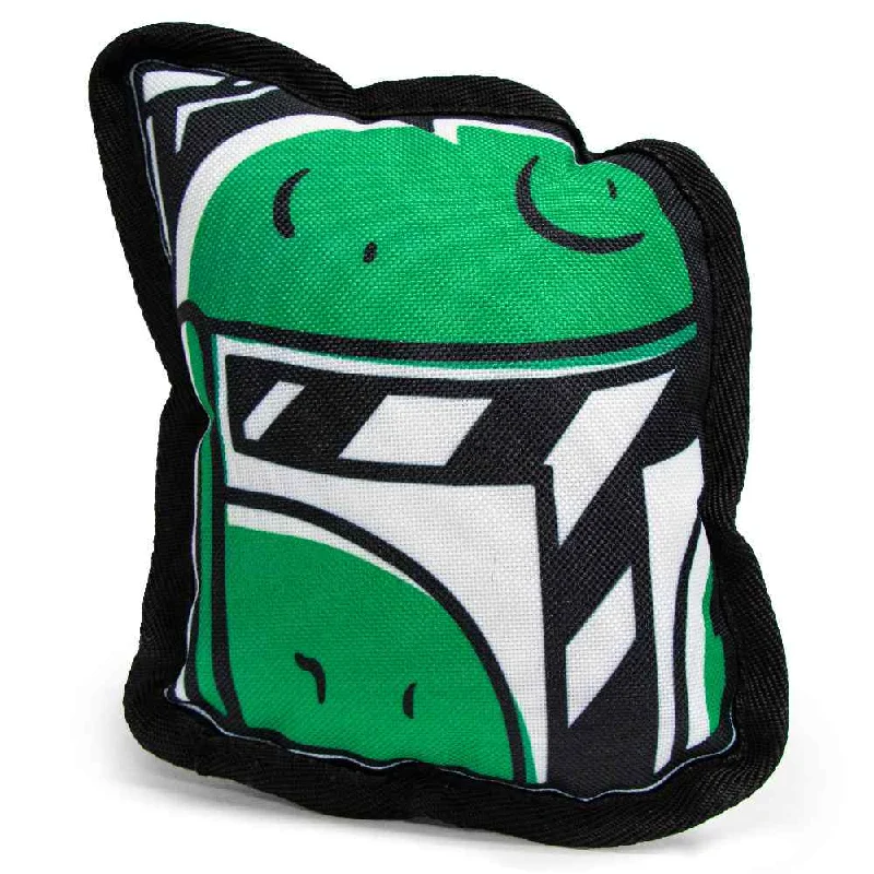 Buckle Down Squeaky Plush - Star Wars Boba Fett Head