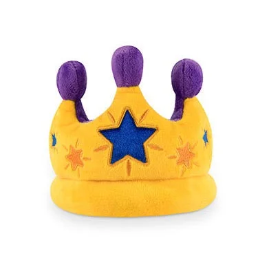 Canine Crown Squeaky Plush Toy