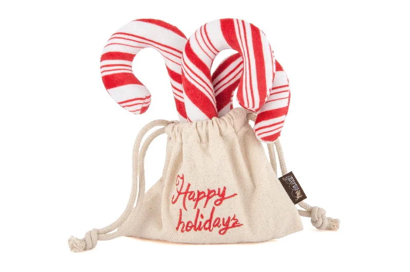 Cheerful Candy Canes Plush Toy