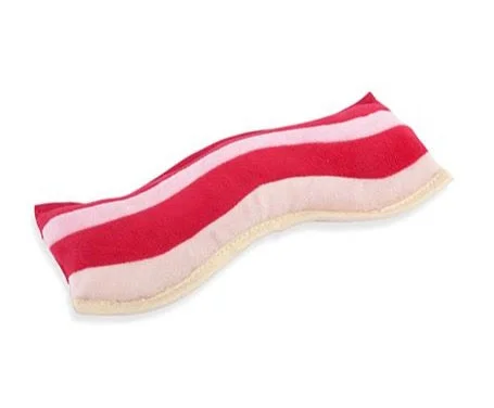 Crispy Bacon Squeaky Plush Toy