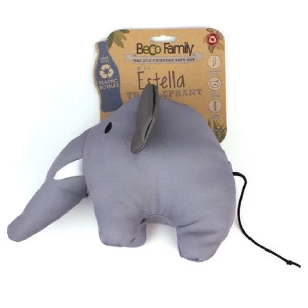 Beco Plush Dog Toy "Estella the Elephant"