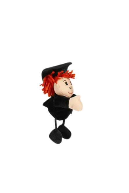 Plush Female Graduate Long Leg Magnet