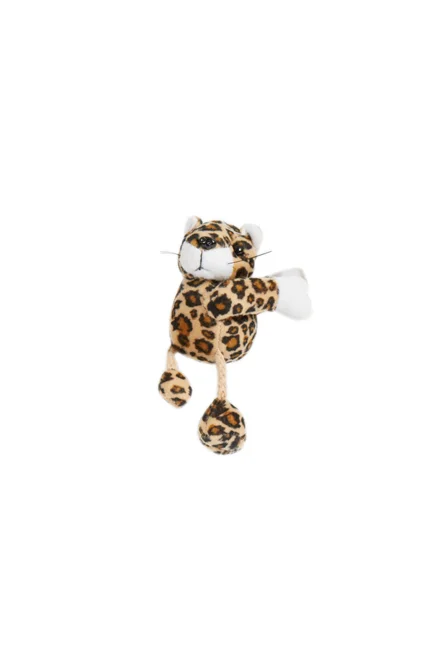 Plush Leopard Long Leg Magnet