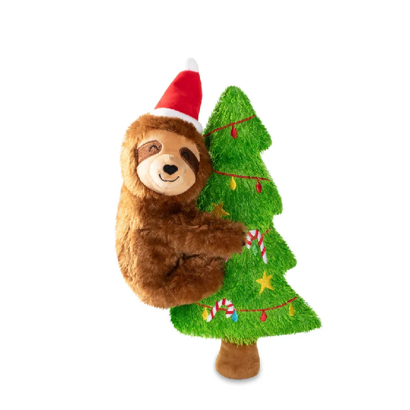 Merry Slothmas Squeaky Plush Toy