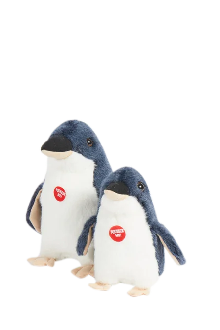 Plush Musical Blue Penguin