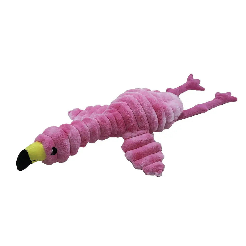 Petlou Splooting Flamingo Plush Dog Toys 26"