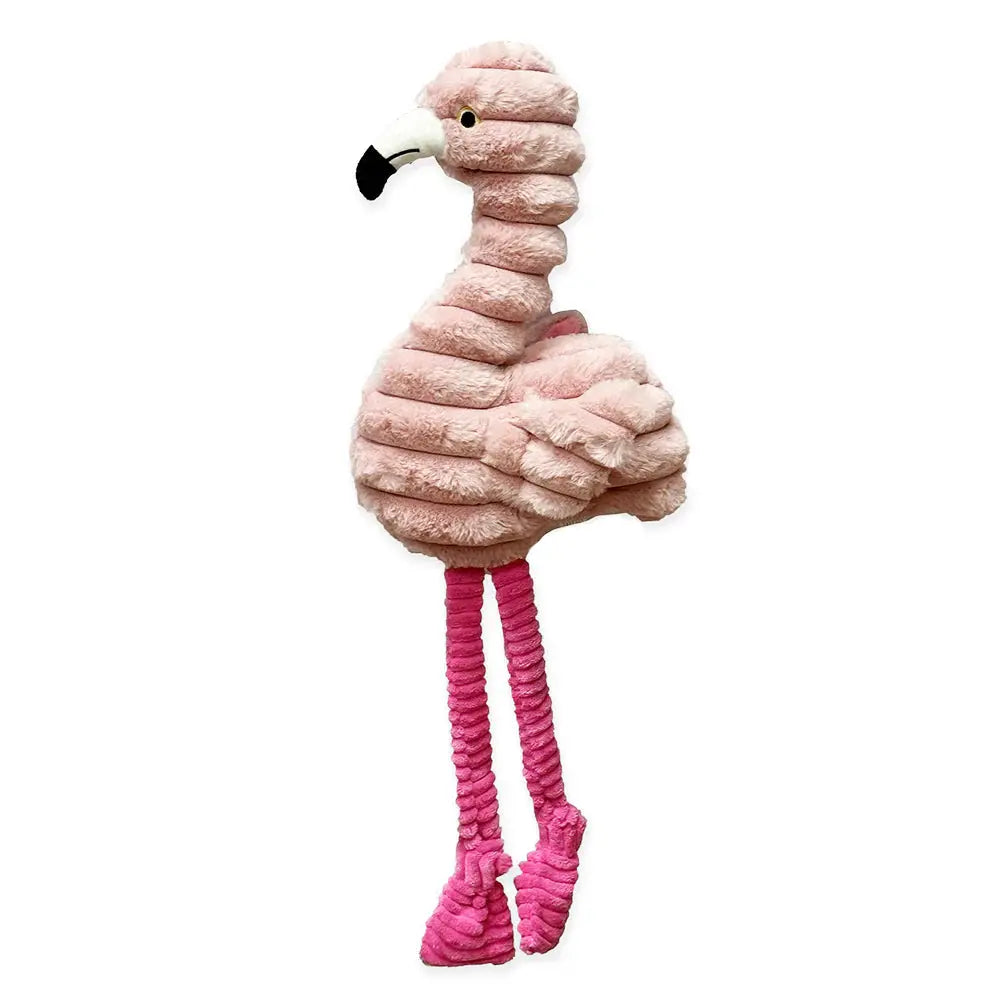 Petlou Zoo Friends Flamingo Plush Dog Toy 26"