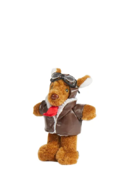 Plush Pilot Kangaroo