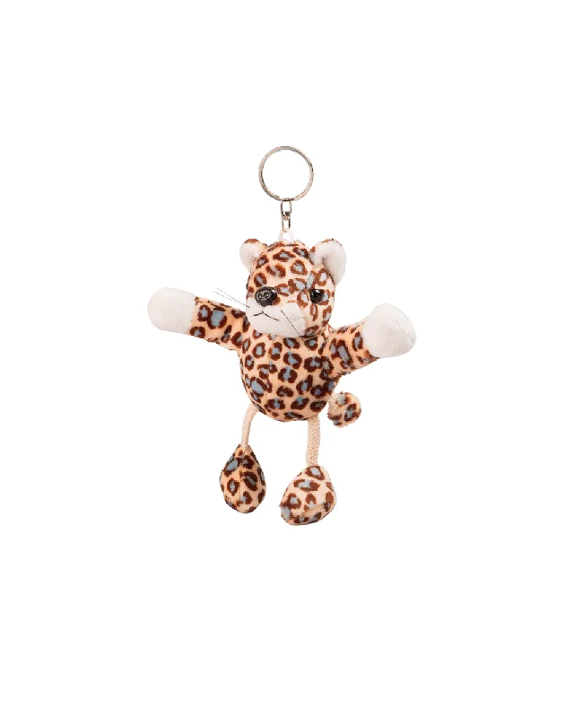 Plush Snow Leopard Plush Key Ring