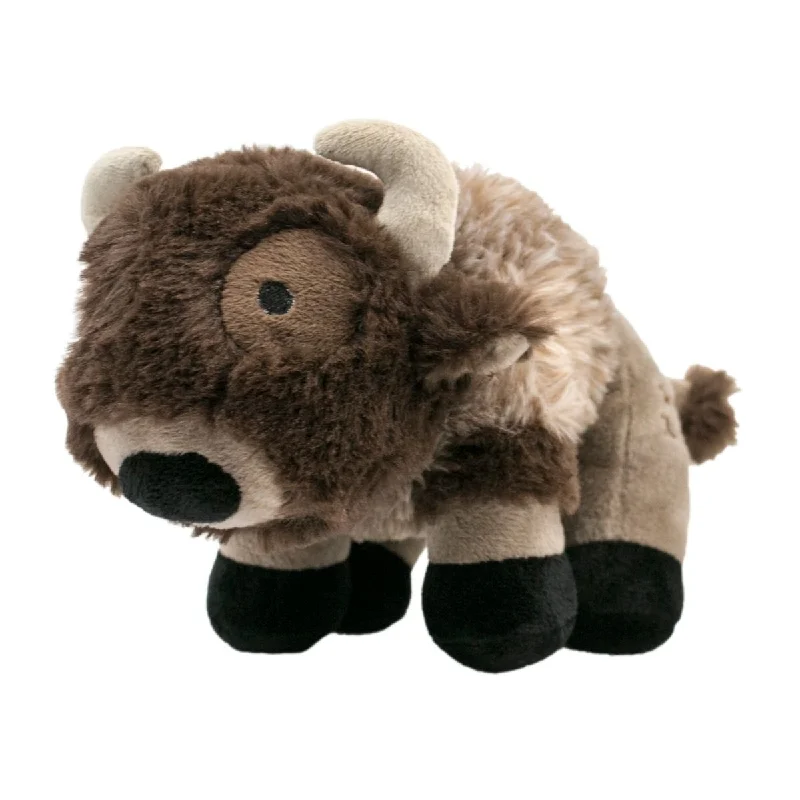 Squeaky Plush Dog Toy: Buffalo