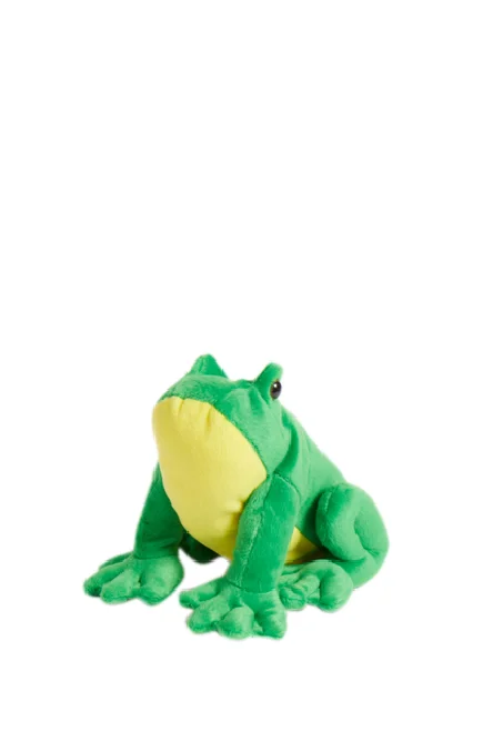 Plush Yellow Chest Frog Hand Puppet