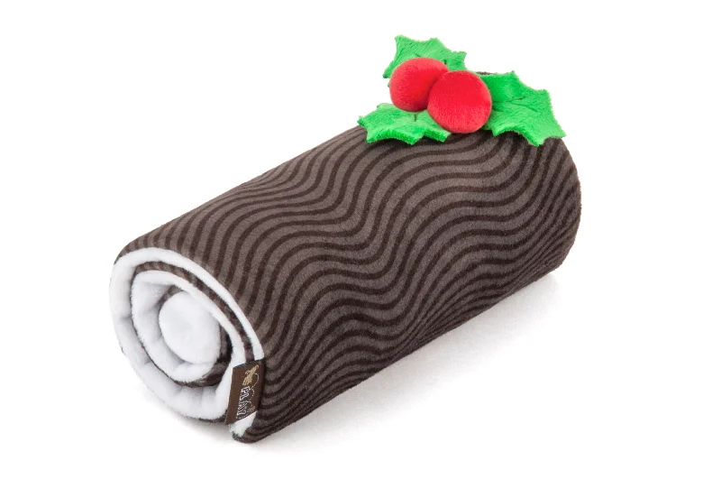 Yummy Yuletide Log Squeaky Nosework Plush Toy