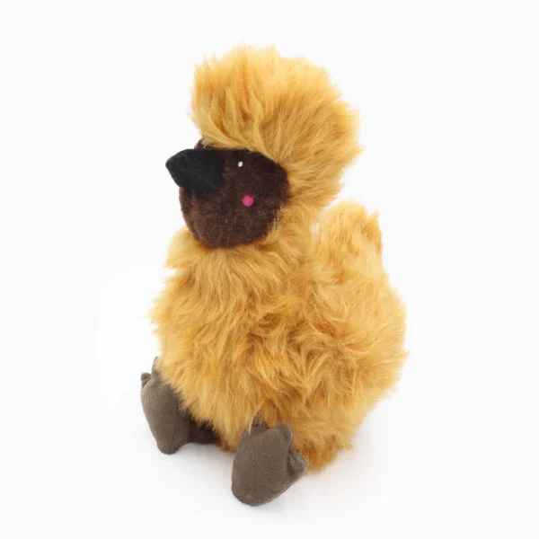 ZippyPaws Wooliez Plush Dog Toy, Enzo the Emu