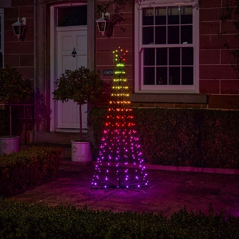 1.8m Pre Lit Colour Select Micro Light Tree with Star