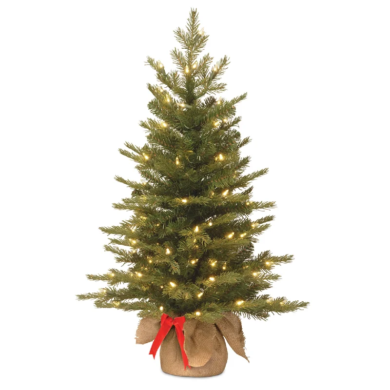 3 ft. Pre-Lit Nordic Spruce Tree with LED Lights