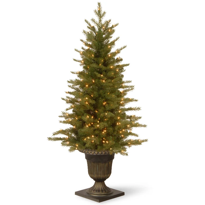 4 ft. Pre-Lit Nordic Spruce Tree with Clear Lights