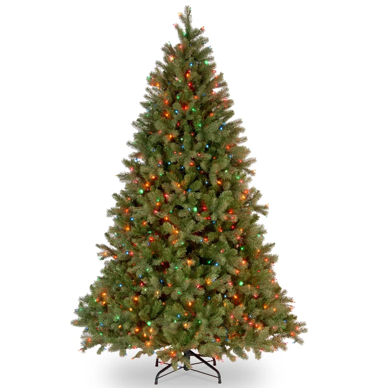 6.5 ft. Pre-Lit Downswept Douglas Fir Tree with Multicolor Lights