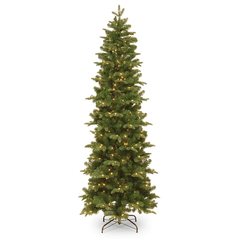 6.5 ft. Pre-Lit Prescott Pencil Slim Tree with Clear Lights